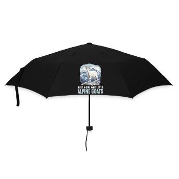 Alpine Goat Mountain Goats Mountain Goat - Umbrella (small) - black - Front