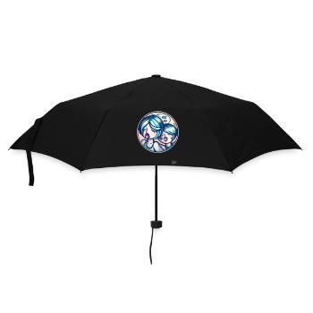 Küss mich, Schatz, ich will dich! - Regenschirm (klein) - Schwarz - Vorne