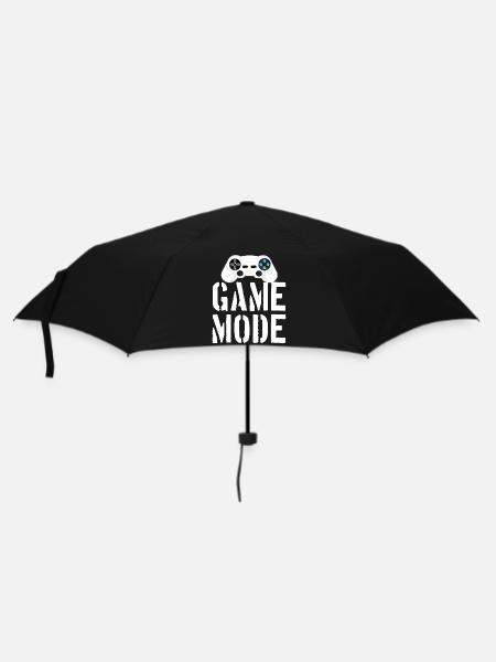 Game Mode - Regenschirm (klein) - Schwarz