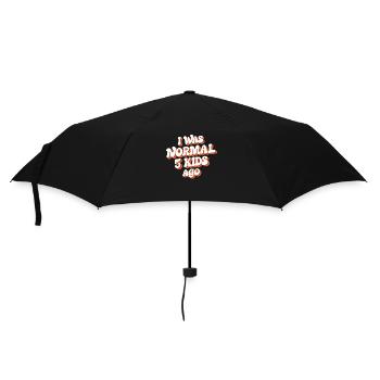 J’étais normal devant 5 enfants - Parapluie standard - noir - Devant