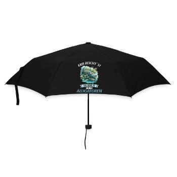 Alligatoren Alligator - Regenschirm (klein) - Schwarz - Vorne