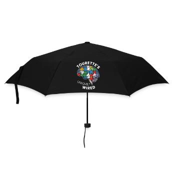 Tourette-syndrom-bewusstsein Neurodiverse - Regenschirm (klein) - Schwarz - Vorne