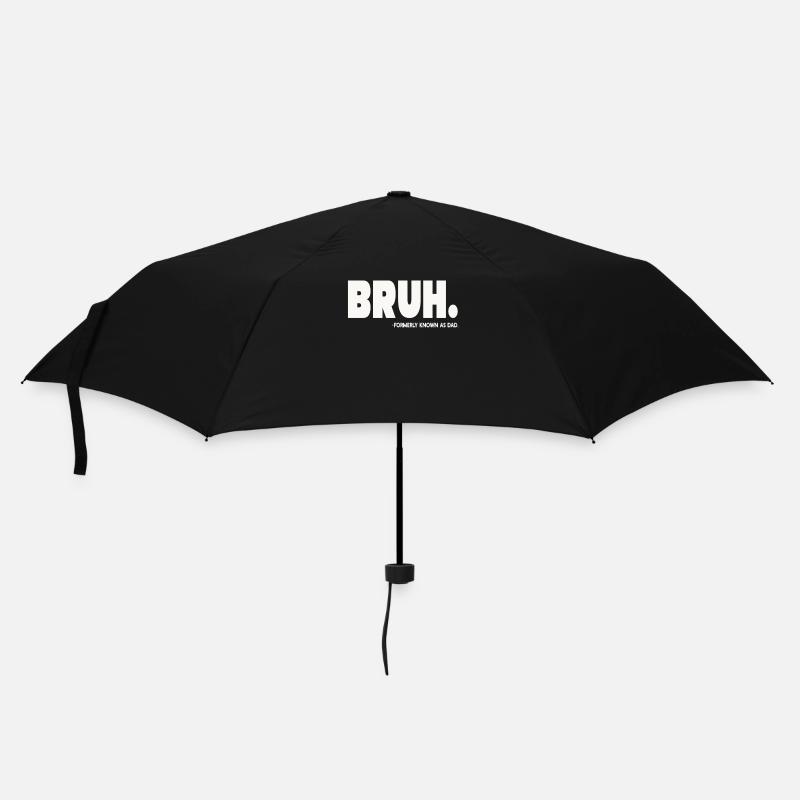 Bruh, früher bekannt als Papa - Regenschirm (klein) - Schwarz