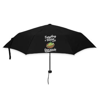 Everything is better with guacamole - Umbrella (small) - black - Front
