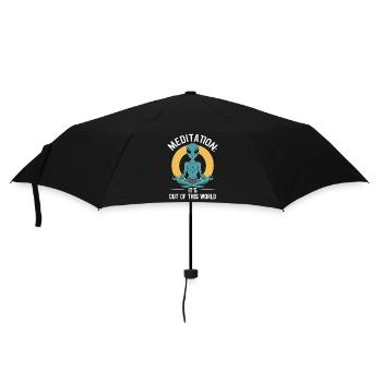 méditation, pleine conscience, relaxation et - Parapluie standard - noir - Devant