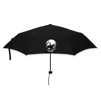 Grim Reaper Passeur Cavalier Bateau À Cheval Halloween - Parapluie standard - noir - Devant