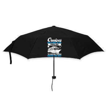 Cruise Holiday Cruise Ship - Umbrella (small) - black - Front