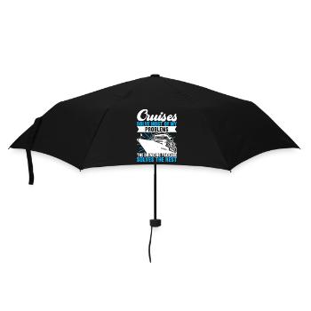 Kreuzfahrt Urlaub Kreuzfahrtschiff - Regenschirm (klein) - Schwarz - Vorne