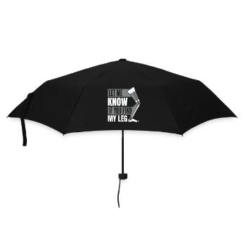 Let Me Know If You Find My Leg User Leg Prosthesis - Umbrella (small) - black - Front