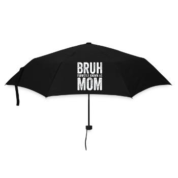 Bruh, früher bekannt als Mama - Regenschirm (klein) - Schwarz - Vorne