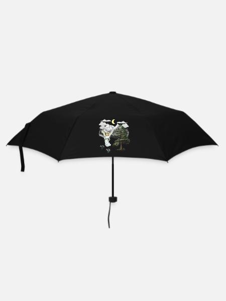 la nature, ange, amoureux de la nature, spirituel, montagne, montagne - Parapluie standard - noir
