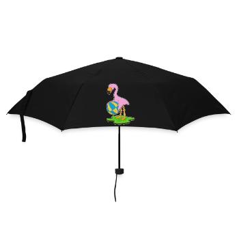 Natation Flamingo Water-polo Été - Parapluie standard - noir - Devant