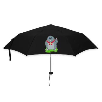 Médaille de la taupe - Parapluie standard - noir - Devant
