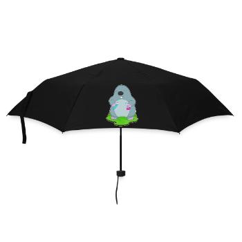 Mole Scientist Test Tube Laboratory - Umbrella (small) - black - Front