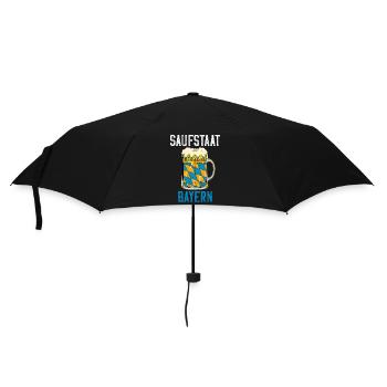 Drinking state of Bavaria for enthusiastic beer drinkers - Umbrella (small) - black - Front