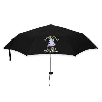Rhino Rhino Unicorn - Umbrella (small) - black - Front