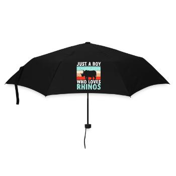 Rhino Rhino Unicorn - Umbrella (small) - black - Front