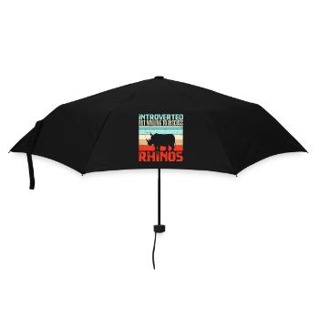 Rhino Rhino Unicorn - Umbrella (small) - black - Front