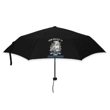 Snow Leopard Schneeleoparden Schneeleopard - Umbrella (small) - black - Front