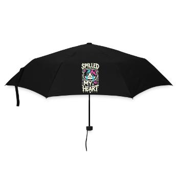 Emo Cat Design for Gothic Cat Lovers and - Umbrella (small) - black - Front