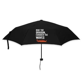 Ride The Dragon, Conquer The Waves - Umbrella (small) - black - Front