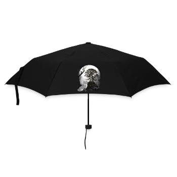 Halloween Forest Fox Foxes Fairy Tale Fairy Tale Character - Umbrella (small) - black - Front