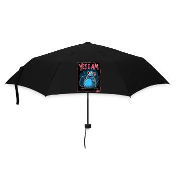 Big Merry Rat: Yes, I am! - Umbrella (small) - black - Front