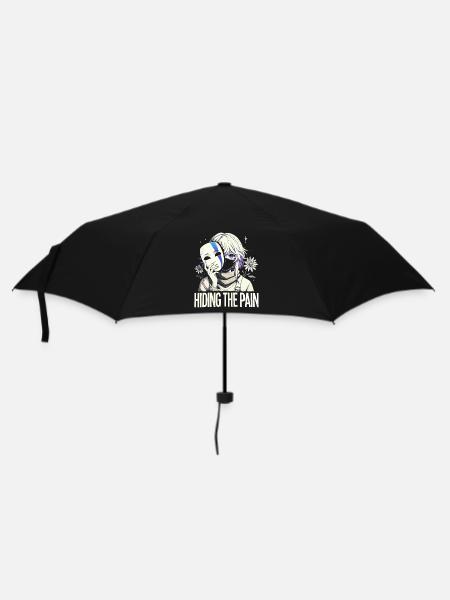 Art de l’anime et esthétique gothique pour la mode alternative - Parapluie standard - noir