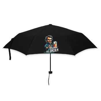Boire comme Lincoln Design vintage rétro - Parapluie standard - noir - Devant