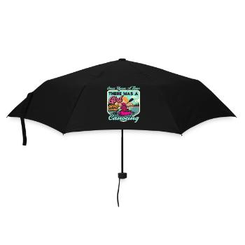 Girl That Canoe Loves Canoe - Umbrella (small) - black - Front