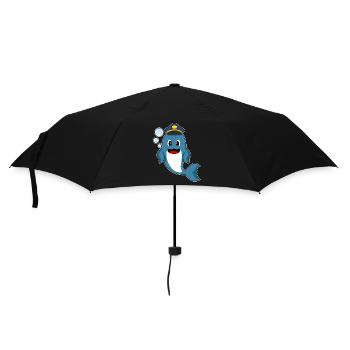 Dolphin Policier Police - Parapluie standard - noir - Devant