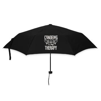 Le canoë est ma thérapie - Parapluie standard - noir - Devant
