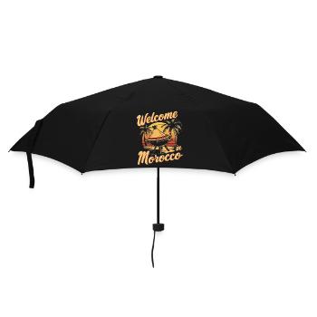 accueillant marocain coucher de soleil design - Parapluie standard - noir - Devant