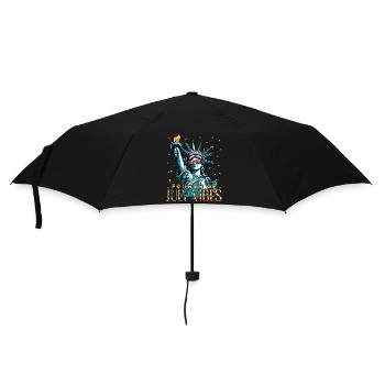 4th of July vibes, Statue of Liberty celebrations - Umbrella (small) - black - Front