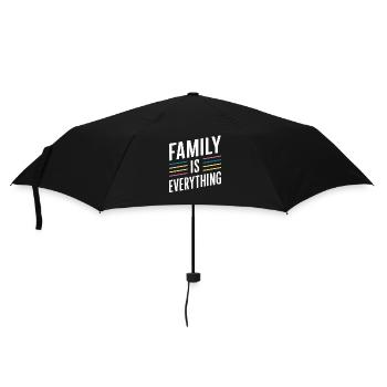 Family Is Everything – Colorful and Important - Umbrella (small) - black - Front