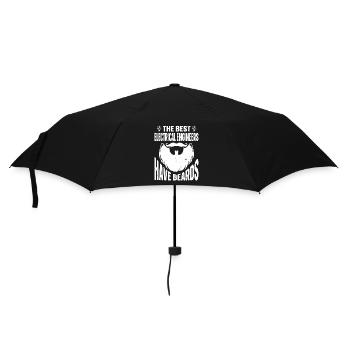 Citation à barbe Hommes barbus - Parapluie standard - noir - Devant