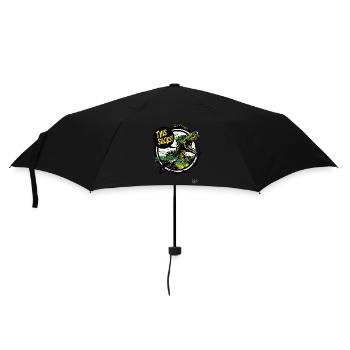 Un dragon en colère et agacé dit : C’est de la merde - Parapluie standard - noir - Devant