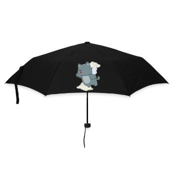 Cat Angel Wings - Umbrella (small) - black - Front
