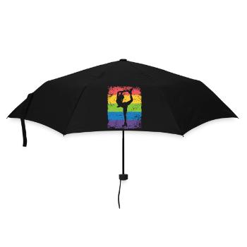 Patinage artistique Patinage artistique Patinage sur glace - Parapluie standard - noir - Devant