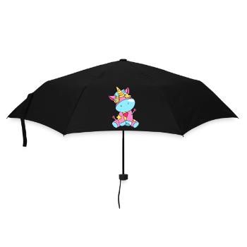 Licorne vaudou - Parapluie standard - noir - Devant