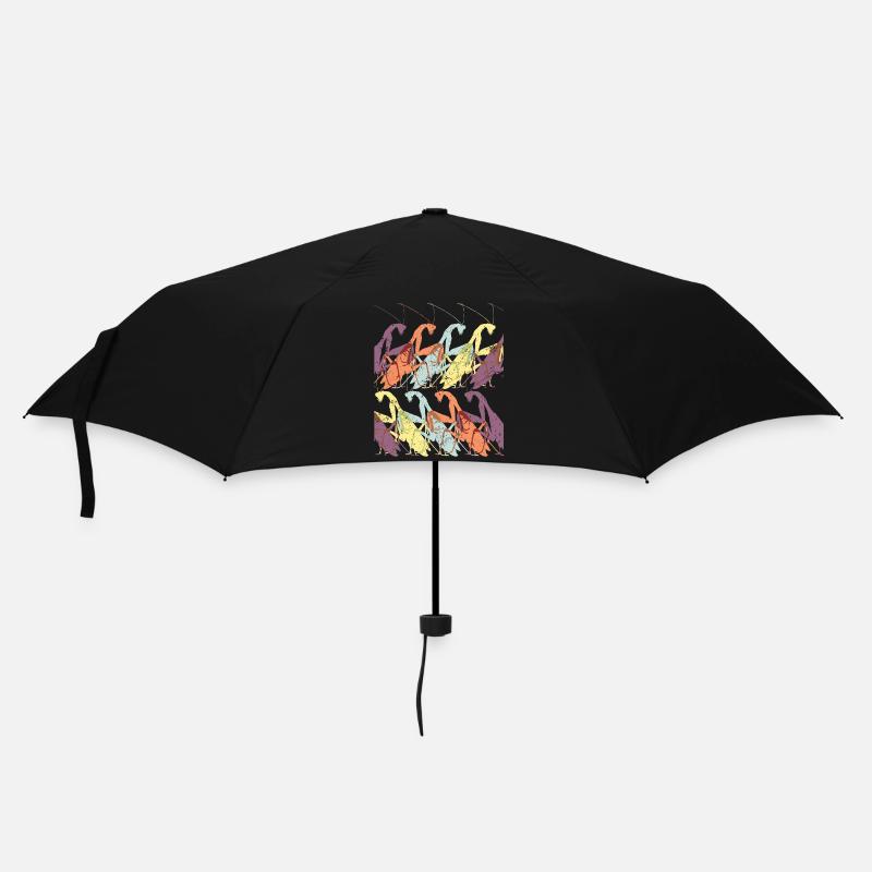 Gottesanbeterin Insekt - Regenschirm (klein) - Schwarz