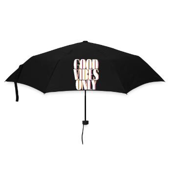Ondes positives seulement année 80 - Parapluie standard - noir - Devant