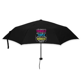 Body Positivity Feminist Feminism Feminist - Umbrella (small) - black - Front