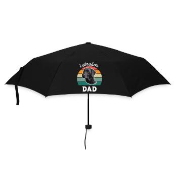 Labrador Dad Vintage Labrador Owner - Umbrella (small) - black - Front