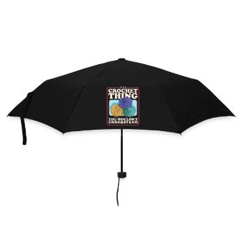 Fil au crochet Cadeau au crochet - Parapluie standard - noir - Devant