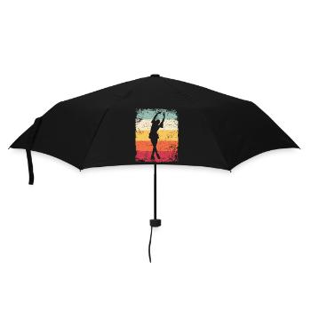 Patinage artistique Patinage artistique Patinage sur glace - Parapluie standard - noir - Devant