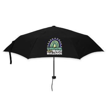 Boho Rainbow Sun French Bulldog - Umbrella (small) - black - Front