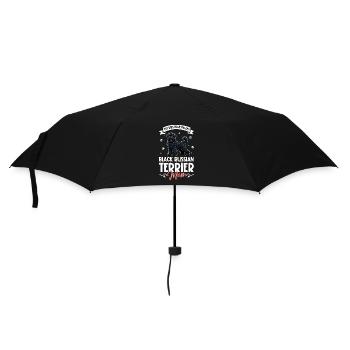 Maman terrier russe noir - Parapluie standard - noir - Devant