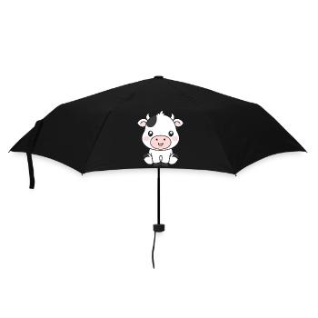cow - Umbrella (small) - black - Front