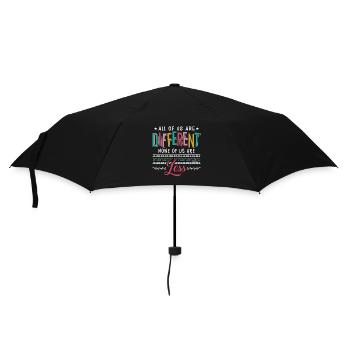 Health Educator All Of Us Are Different Instructor - Umbrella (small) - black - Front